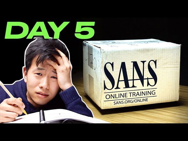 How To Pass a SANS Cyber Security Exam in 5 DAYS (No books…)