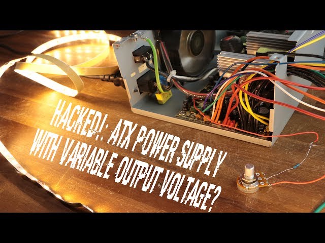 HACKED!: ATX Power Supply with Variable Output Voltage?