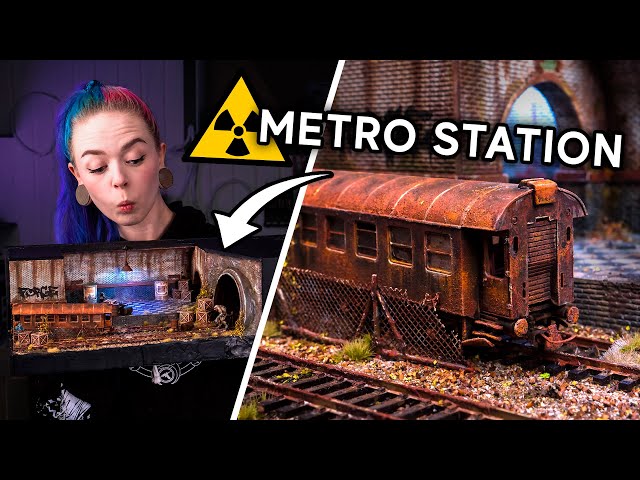 I Made a POST APOCALYPTIC Metro Station!!
