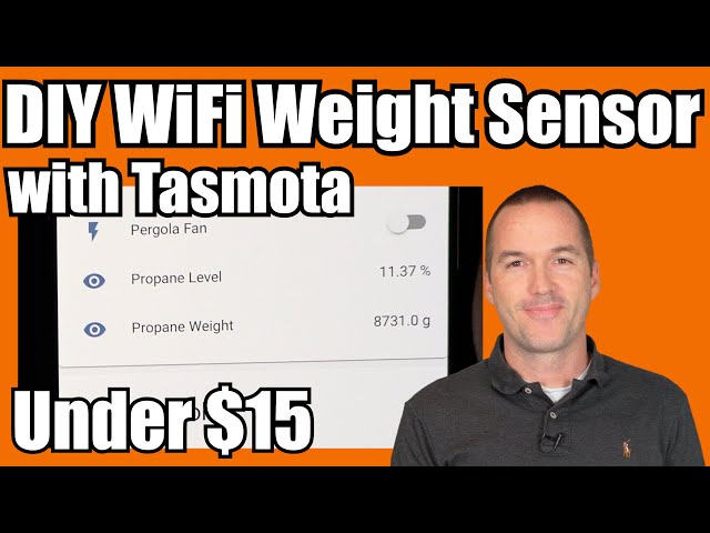Measure Propane, CO2, Salt, and so much more with this DIY MQTT Weight Sensor using Tasmota