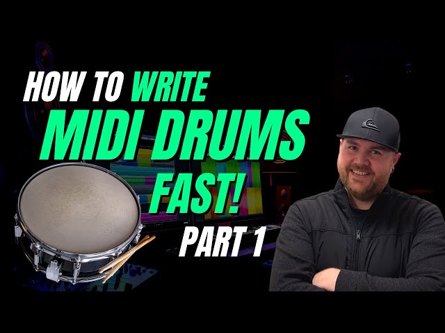 How To Write MIDI Drums FAST! - Part 1 - Programmed Drum Tips