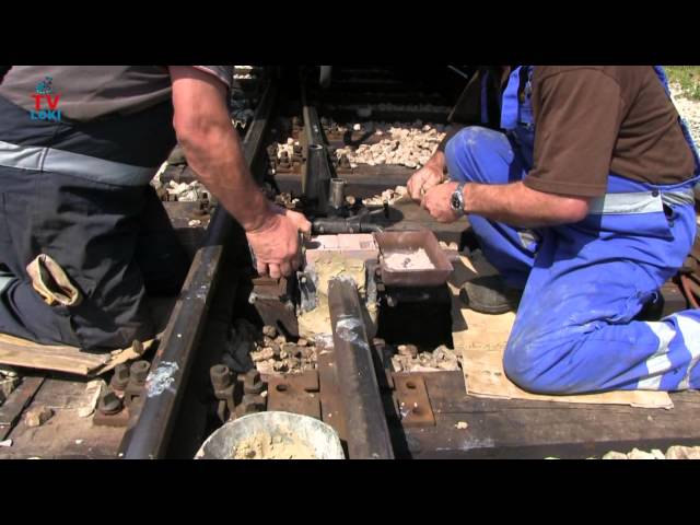 Railroad Thermite Welding Croatia/Termitno zavarivanje tračnice u Ličkom Lešću