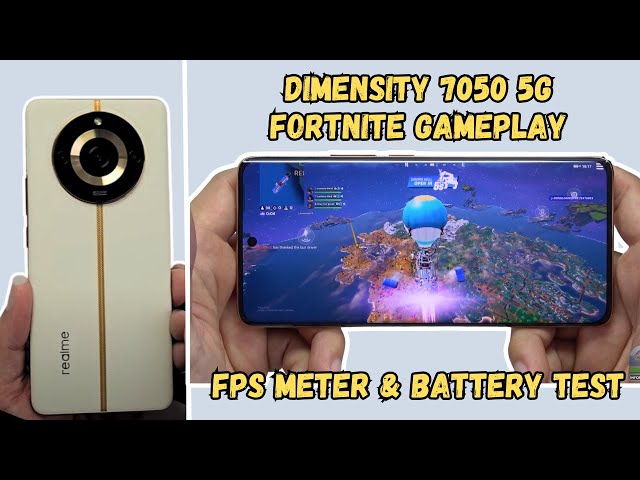 Realme 11 Pro Plus Fortnite Gameplay with Dimensity 7050