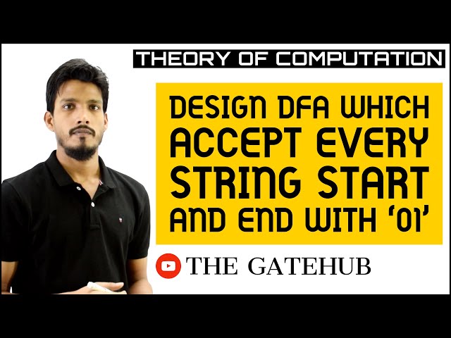 DFA for the string start with 01 or end with 01 | TOC