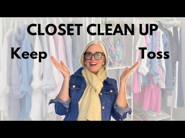 KEEP or TOSS: 10 RULES for EASY CLOSET CLEAN UP!