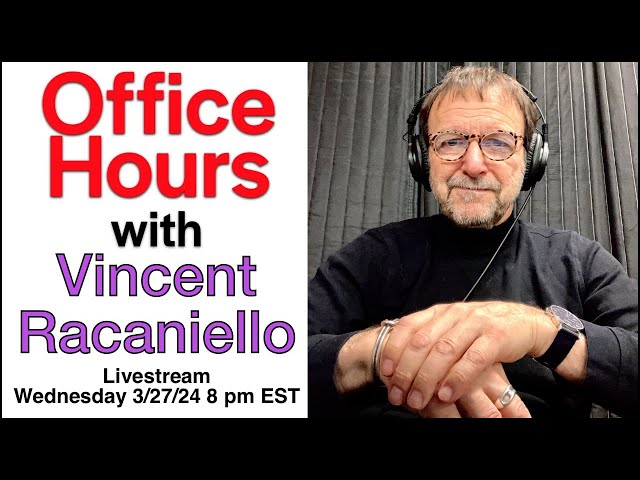 Office Hours with Earth's Virology Professor Livestream 3/27/24 8 pm EST
