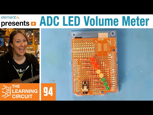 ADC LED Volume Meter with Arduino Uno - The Learning Circuit