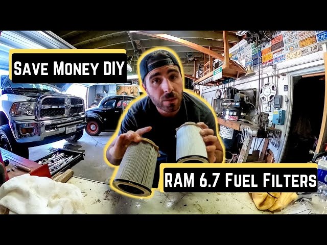 WATCH THIS FIRST! || How To Change BOTH Fuel Filters RAM 6.7 Cummins || RV Living