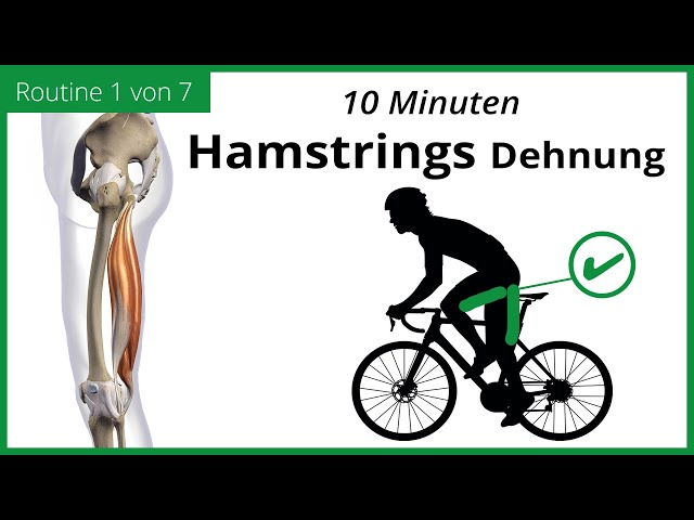 HAMSTRINGS DEHNEN für Radfahrer - 10 Minuten DEHNROUTINE  - MECKLENBURGER SEEN RUNDE (1/7)