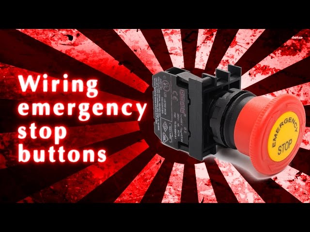 Wiring emergency stop buttons