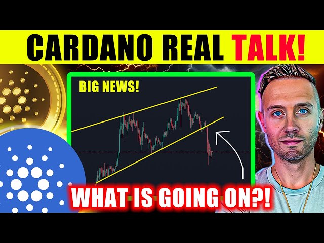 CARDANO & Crypto FALL! PREPARE for This NOW!