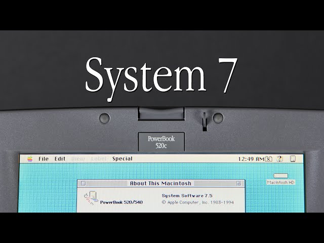 A Tour of Macintosh System 7 - Software Showcase