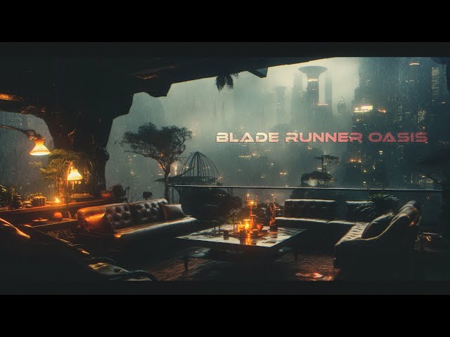 Blade Runner Oasis: A Moody Cyberpunk Ambient Retreat for Sleep & DEEP Relaxation