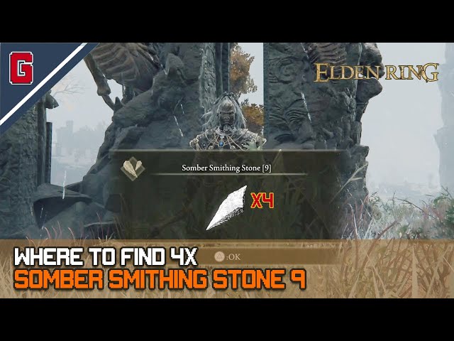 Where to Find EASY 4x Somber Smithing Stones 9 in Elden Ring