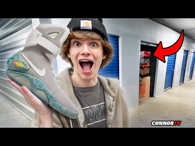 I Found Nike AIR MAGS in an ABANDONED STORAGE UNIT!