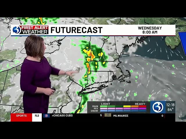 FORECAST: Meteorologist Jill Gilardi has your Monday NOON forecast