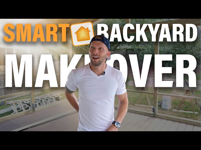 Smart Home Tech Meets the Outdoors! Insane Backyard Makeover! 🏡✨