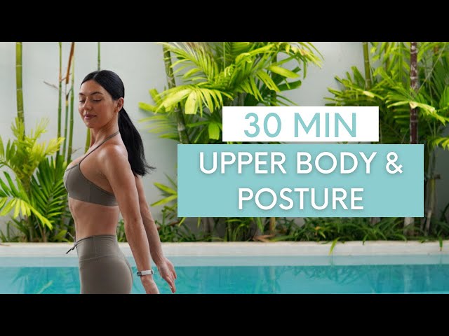 30 MIN PILATES WORKOUT || Upper Body Pilates For Strength & Better Posture (Moderate)