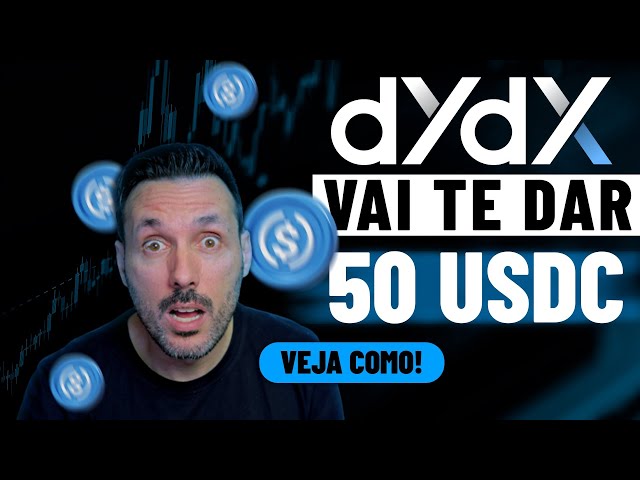 NOVIDADE: Conheça a DYDX e receba 50 USDC!