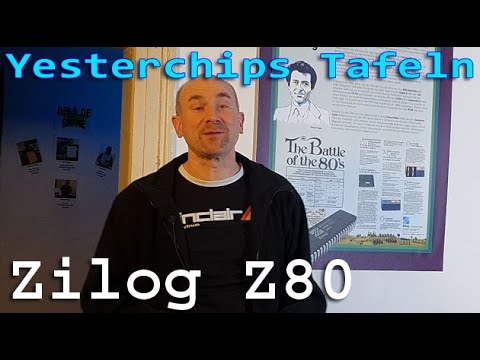 Die TAFELN - Federico Faggin und die Zilog Z80 CPU - Yesterchips Museum