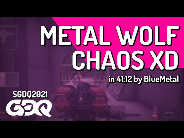 Metal Wolf Chaos XD by BlueMetal in 41:12 - Summer Games Done Quick 2021 Online