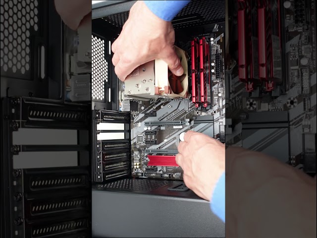How to Install a Motherboard into a PC Case #Shorts