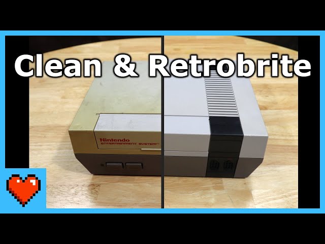 NES Console Clean & Retrobright - Fixing a Blinking System