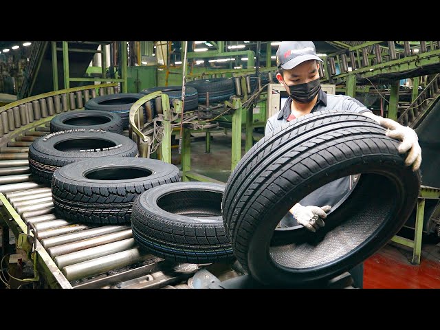 Satisfying! Process of CR-S Car Tires Mass Production / CR-S汽車輪胎量產工廠 - Taiwan Tire Factory