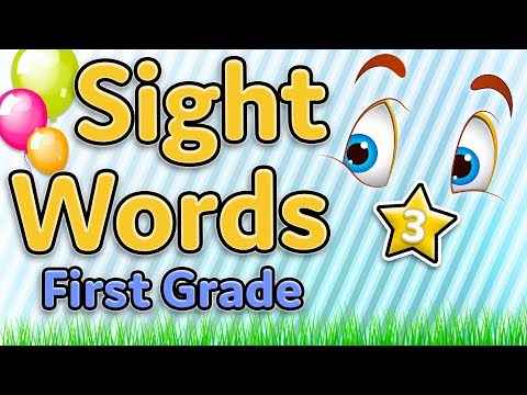 Sight words - Lists for English reading students