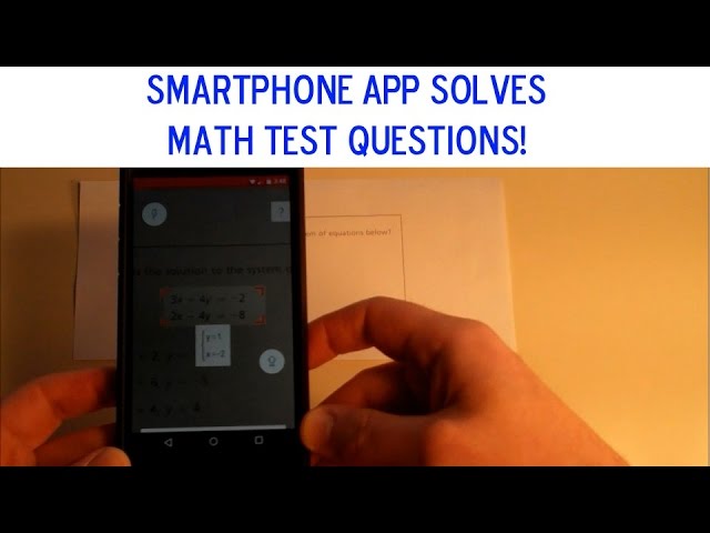 Smartphone App Solves Common Core Test Problems
