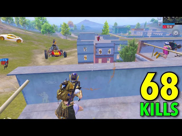 68 Kills😱BEST RUSH GAMEPLAY in APARTMENTS TODAY🔥PUBG Mobile