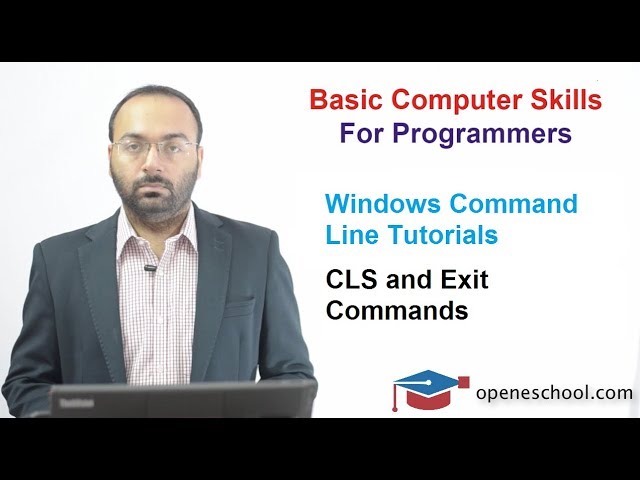 Windows Command Line Tutorials - Tutorial 3 - Exit and Cls commands