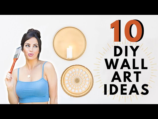 10 DIY WALL ART DECOR IDEAS | TRASH TO TREASURE MOTHER'S DAY GIFT IDEAS FOR FREE!