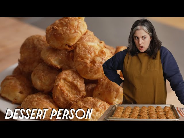 Claire Saffitz Makes Cheese Puffs / Pâte à Choux Part 1 | Dessert Person