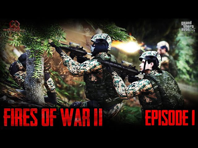 FIRES OF WAR 2 | Episode 1 | War Movie Machinima | GTA 5