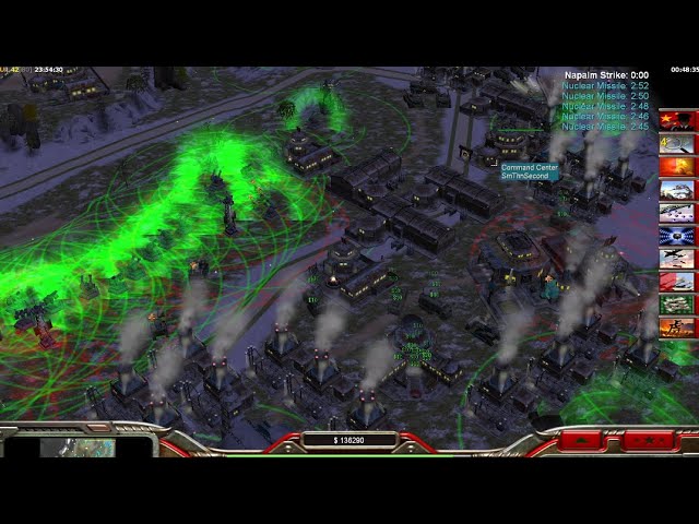 China EMP and Napalm [Reborn Mod] 1 v 6 Hard GLA Terror Leader | Command & Conquer Gen ZH