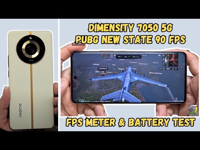Realme 11 Pro Plus test game PUBG New State 90 FPS