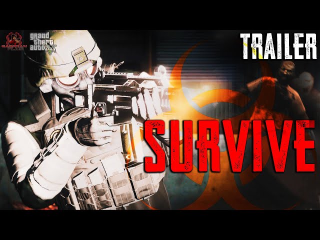 SURVIVE | GTA V Zombie Movie Teaser Trailer Machinima