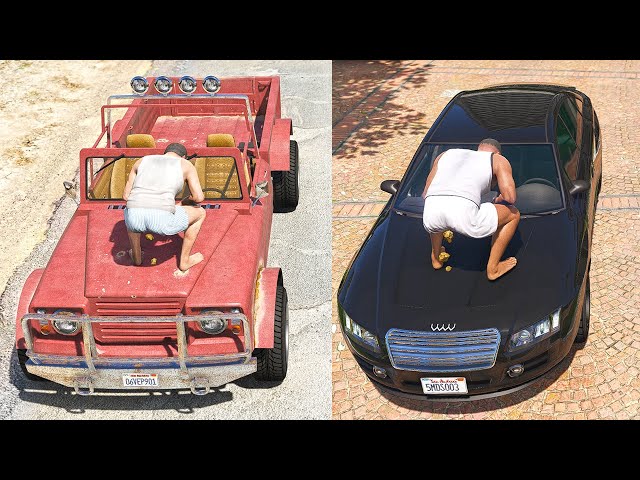 What If You Poop 💩 On Michael, Trevor & Franklin's Car In GTA 5? (LOL)
