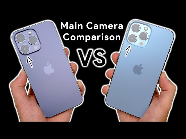 iPhone 14 Pro Max vs 13 Pro Max 📸 Main Camera Comparison 📸 #Shorts