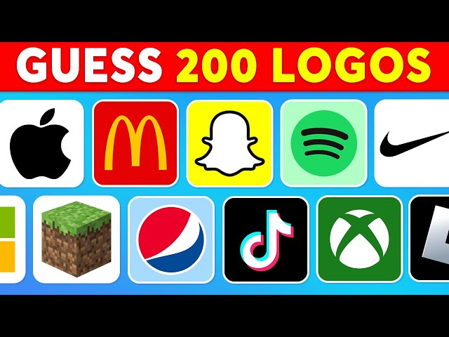 Guess the Logo in 3 Seconds | 200 Famous Logos | Logo Quiz 2024