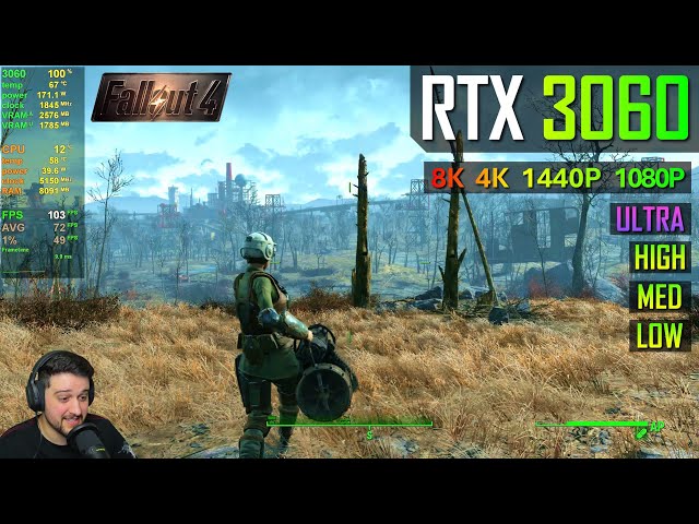 RTX 3060 12GB - Fallout 4