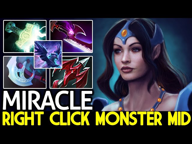 MIRACLE [Mirana] Right Click Build GODLIKE Destroy Pub Game Dota 2
