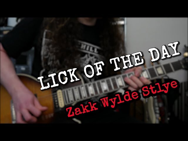 Zakk WYLDE Style | LICK OF THE DAY | Guitar Lesson
