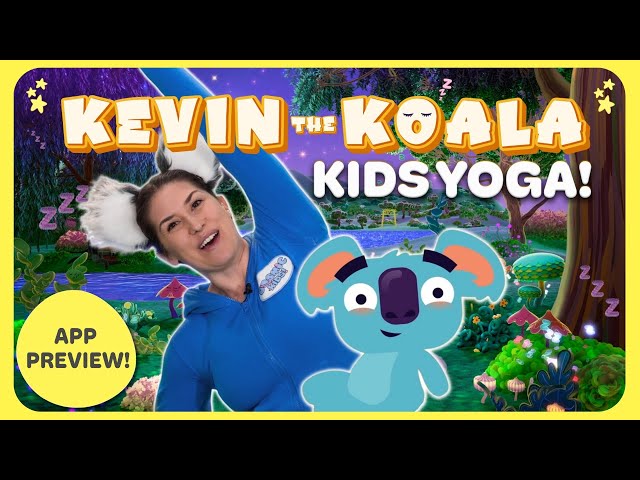 Kevin the Koala Can't Sleep 🐨 💤 | Kids Bedtime Yoga Adventure