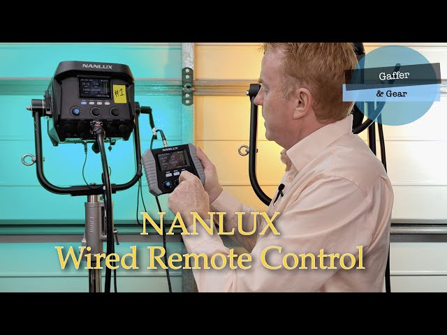 Gaffer & Gear 267 - Nanlux Wired Remote Control