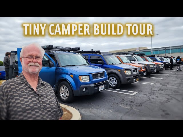 Mechanical Engineer Builds AMAZING Honda Element Tiny Camper