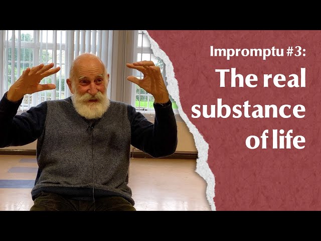 Impromptu #3 - The real substance of life