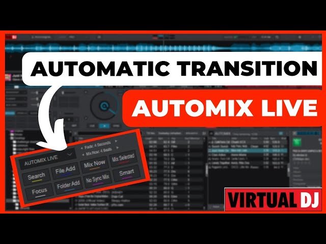 Virtual DJ Can Now TRANSITION For You AUTOMATICALLY ( virtual DJ tutorials ) AUTOMIX
