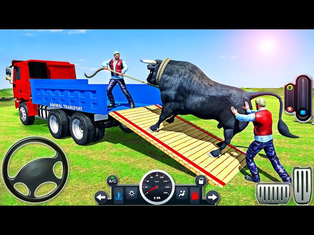 Offroad Farm Animal Truck Simulator - Real Zoo Transporter Truck Driving - Android GamePlay